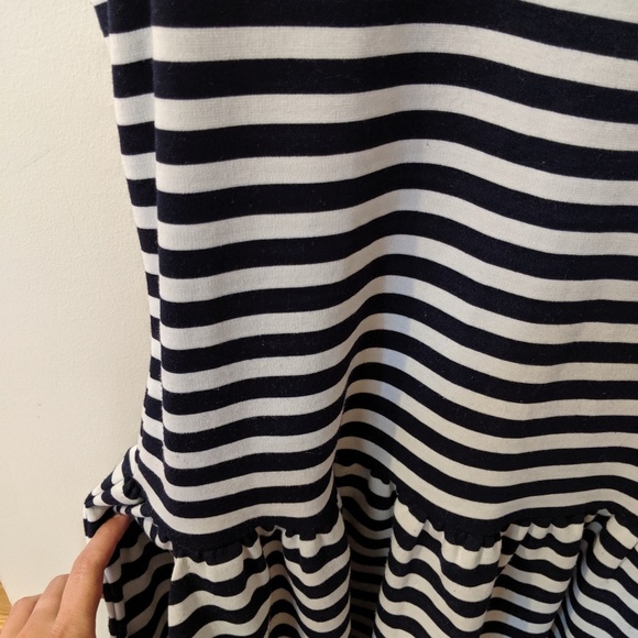 Navy striped mini dress - Picture 4 of 5